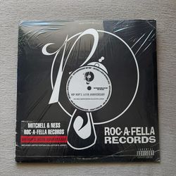 Jay z roc a fella records x Mitchell and ness jersey