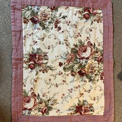 Two Vintage Waverly Standard Size Pillow Shams