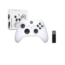 YUYIU Wireless 2.4GHz Controller with 7 Colors RGB Light for Xbox Controller, Xbox One Series X|S,Consoles,Steam PC