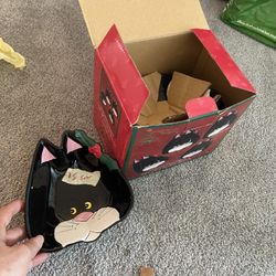 Cat Christmas Entertainment Bowls-4