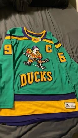 Vintage Adidas Mighty Ducks x Disney District 5 Jersey #96 - Charlie Conway USED