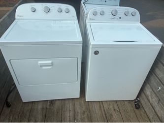 Whirpool washer and dryer set