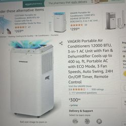 Air Conditioning 12,000 Btu