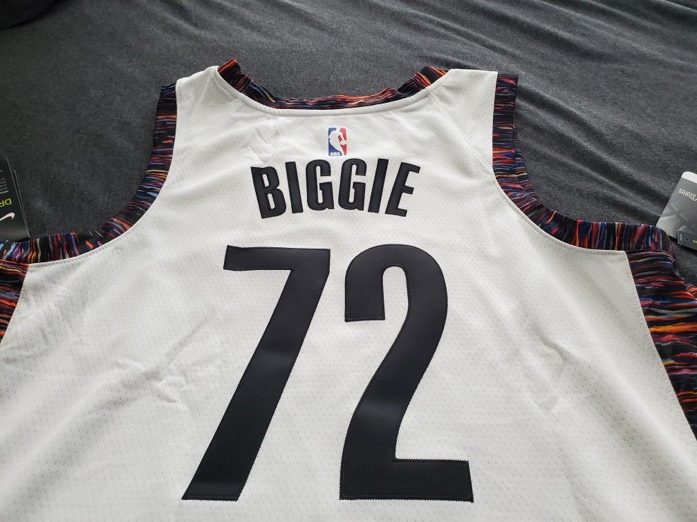 Nike Brooklyn Nets 'Bed-Stuy' Biggie Jersey Small