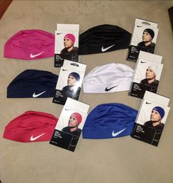 Nike Pro Dri-Fit Performance Skull Caps ~ Sports Football Beanie Fast Dry Training Cap ~ New Colors‼️🔴🔵⚫⚪🩷