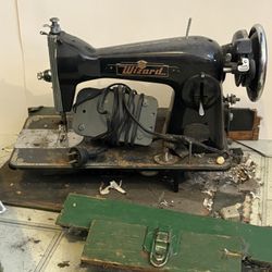 Antique Wizard Sewing Machine 