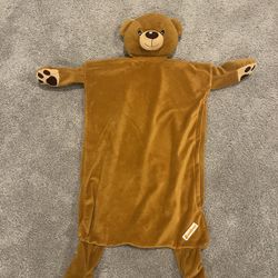 Cuddle Covers Brown Bear Soft Plush Animal Pillow Cover