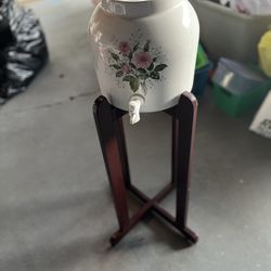 Water Jug + Stand $30