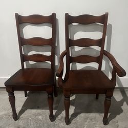 Ladder Back Dining Chairs 