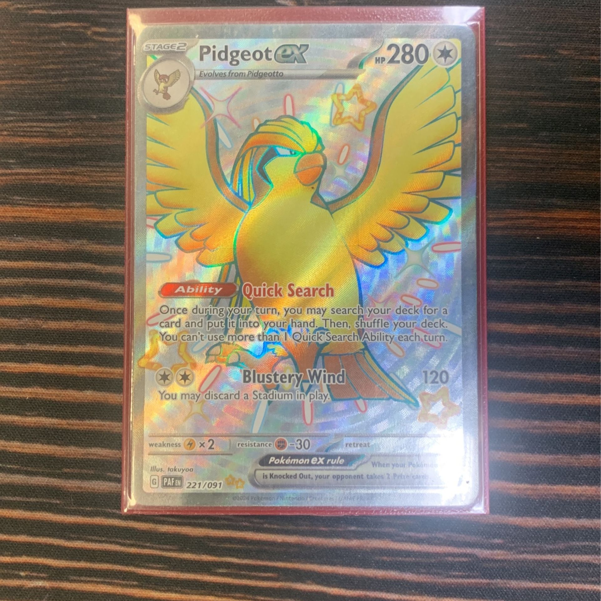 Pidgeot ex - SV: Paldean Fates (PAF) Pokemon Card Single
