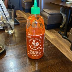Used Sriracha Bottle