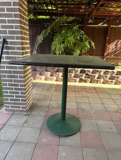 Granite outside table