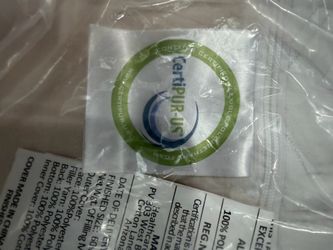 8” Queen size memory foam “Certi PUR-US