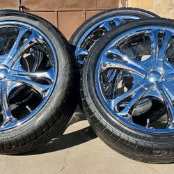 Panther 18" Wheels With 225/40ZR18 Negotiator Tires