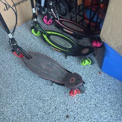 3 Razor Scooters