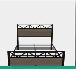 King bed framed