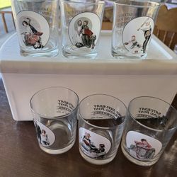 Vintage Saturday Evening Post Glasses