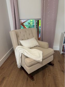 Sand colored Rocking chair