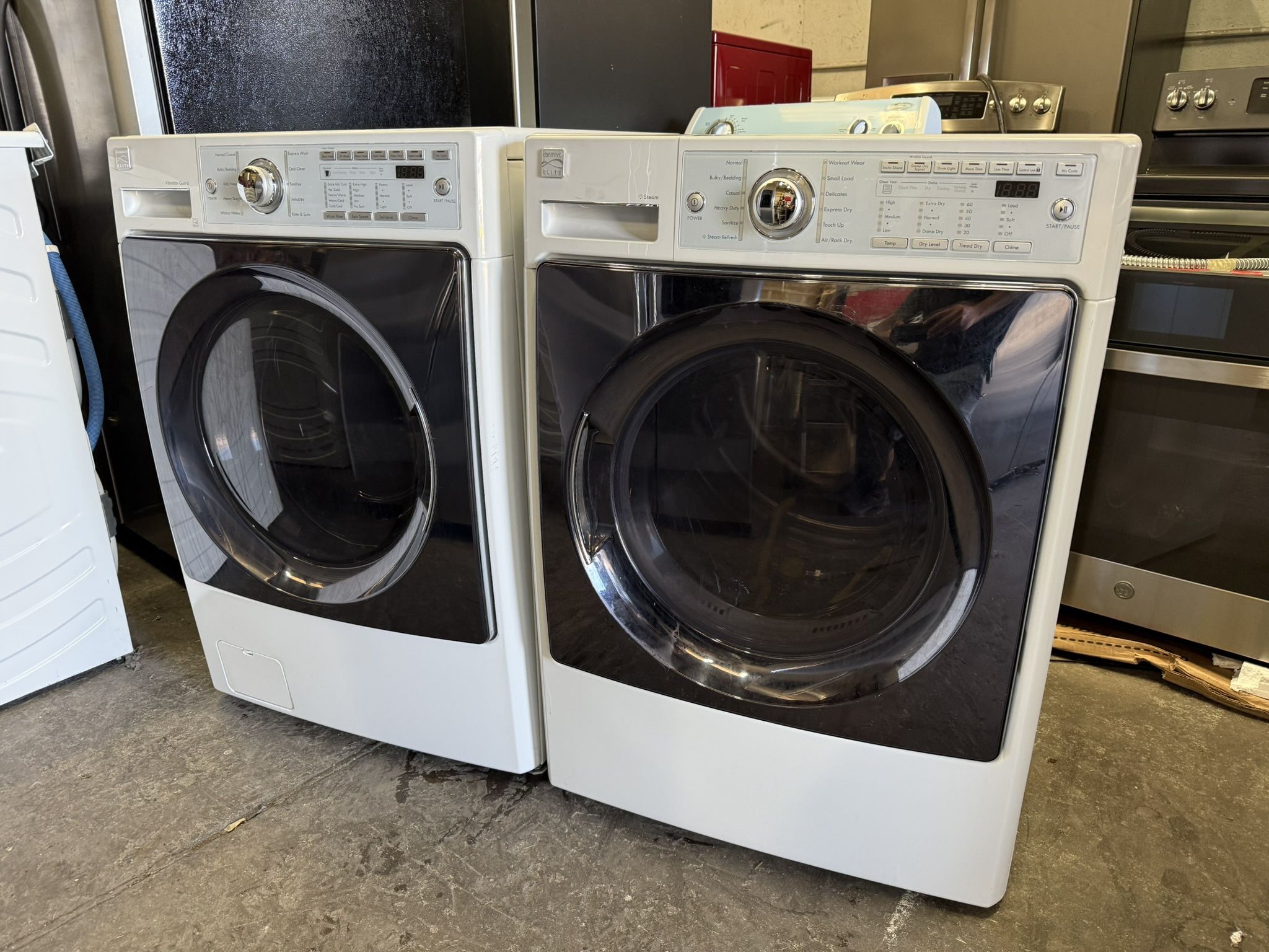 Kenmore Elite Large Capacity Washer & Propane Dryer Set