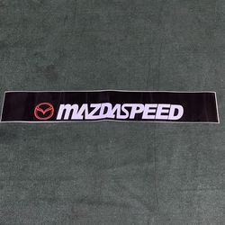Mazda Speed Windshield Banner Universal Fit