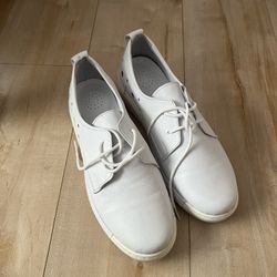 White Shoes Real Leather Size 39
