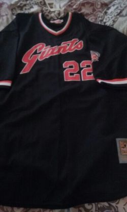 Jack Clark Giants Throwback