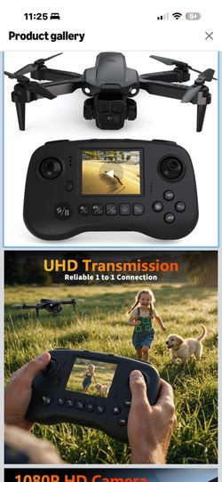 New in box! TD12Pro Drone with 1080P Camera for Adults Kids, Mini Drone with LCD Screen Remote, Foldable Remote Control Quadcopter, One Key Start, Eas