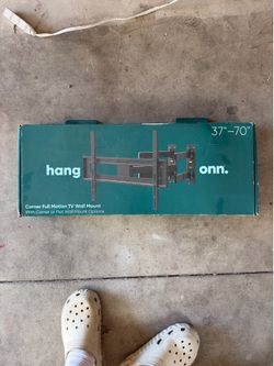 onn Corner Full Motion TV Mount for 37" to 70" TVs, UL Listed, swivel ±60°, up to ±20°Tilting