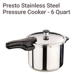 Presto Stainless Steel Pressure Cooker - 6 Quart

