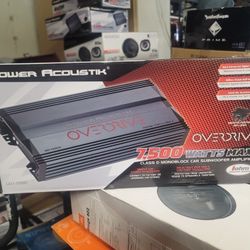 7500 WATT BASS AMPLIFIER WITH BASS KNOB NEW