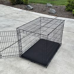 Large Dog Crate and Bed