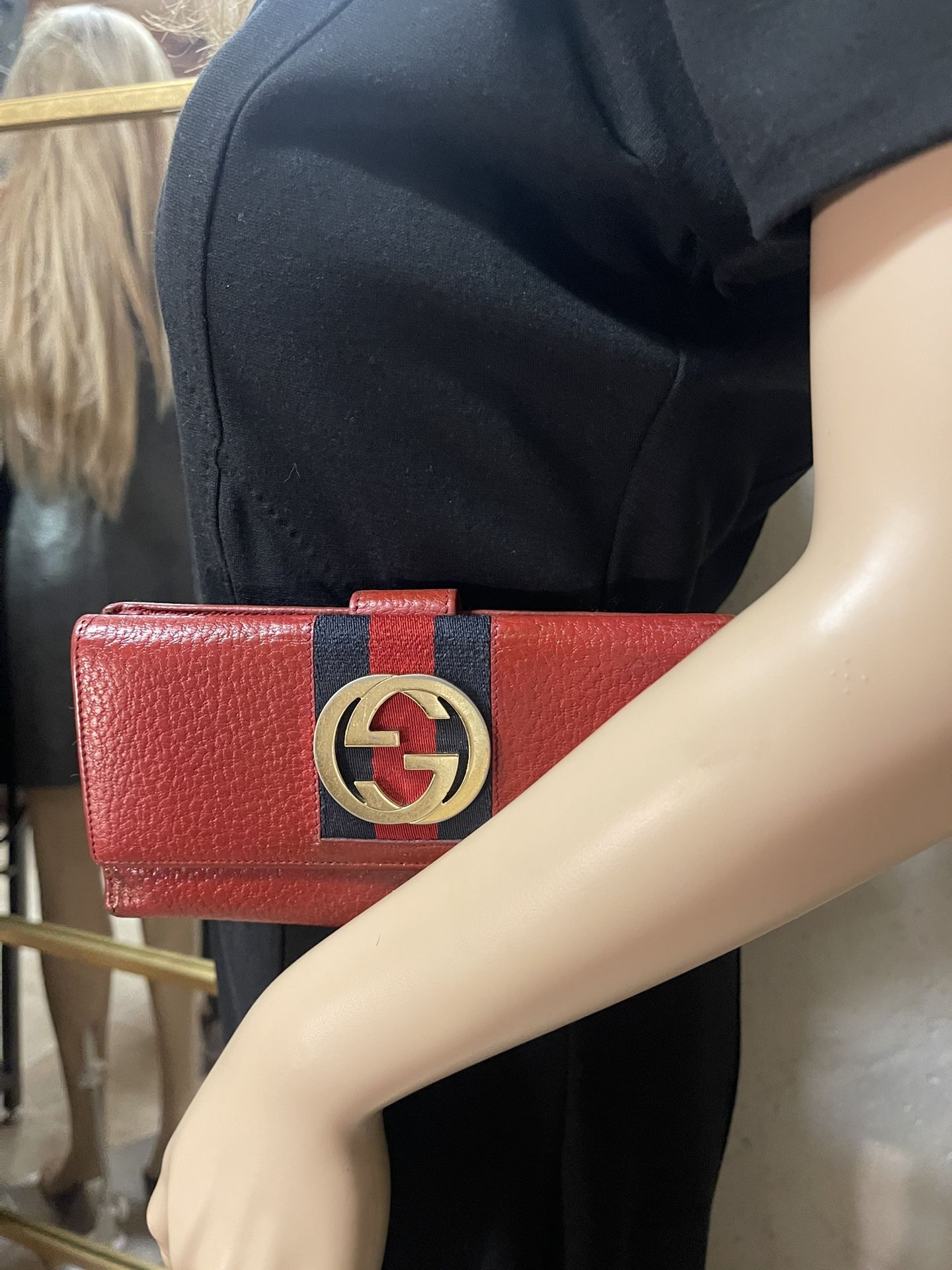  Web GG Interlocking OPHIDIA Continental Wallet