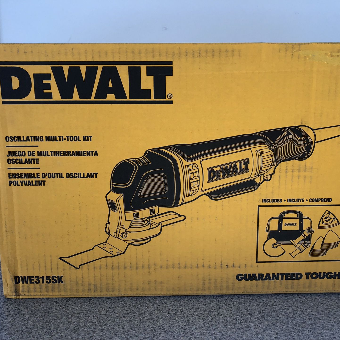 DEWALT DWE315SK Oscillating Multi-Tool Kit, Yellow - 2