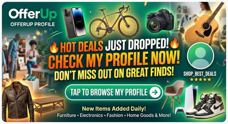 $0–$1000+ Local Clearout! Gym Gear, Power Tools, Tech & Vintage – Check Profile!
