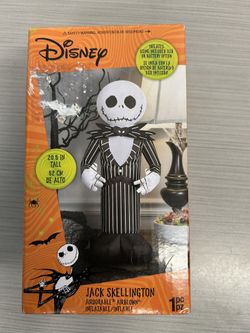 Disney Jack Skellington Inflatable 29.5 In