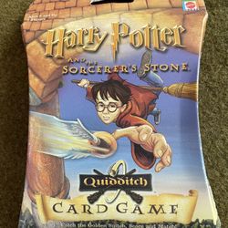 Mattel Harry Potter and the Sorcerer's Stone Quidditch CARD GAME New 2000 UNOPENED