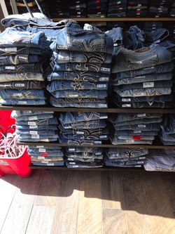 Rock revival salvage and bke jeans adult sizes men and women