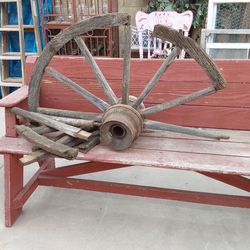 Old Wagon Wheel Pieces - $45