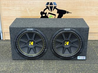 KICKER COMP C 12" DUOBOX 1200W PEAK SUBWOOFERS