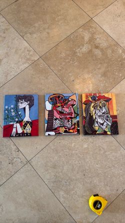 Picasso Canvas Wall Art Set of 3