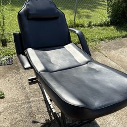 Leather tattoo Table/Chair