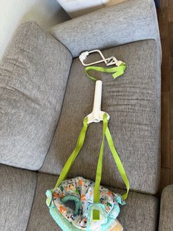 Evenflo jumper baby chair swing snap it on door frame doorway jumper mobility fun for baby toddler