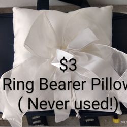 Ring Bearer Pillow. Never Used (No Box)