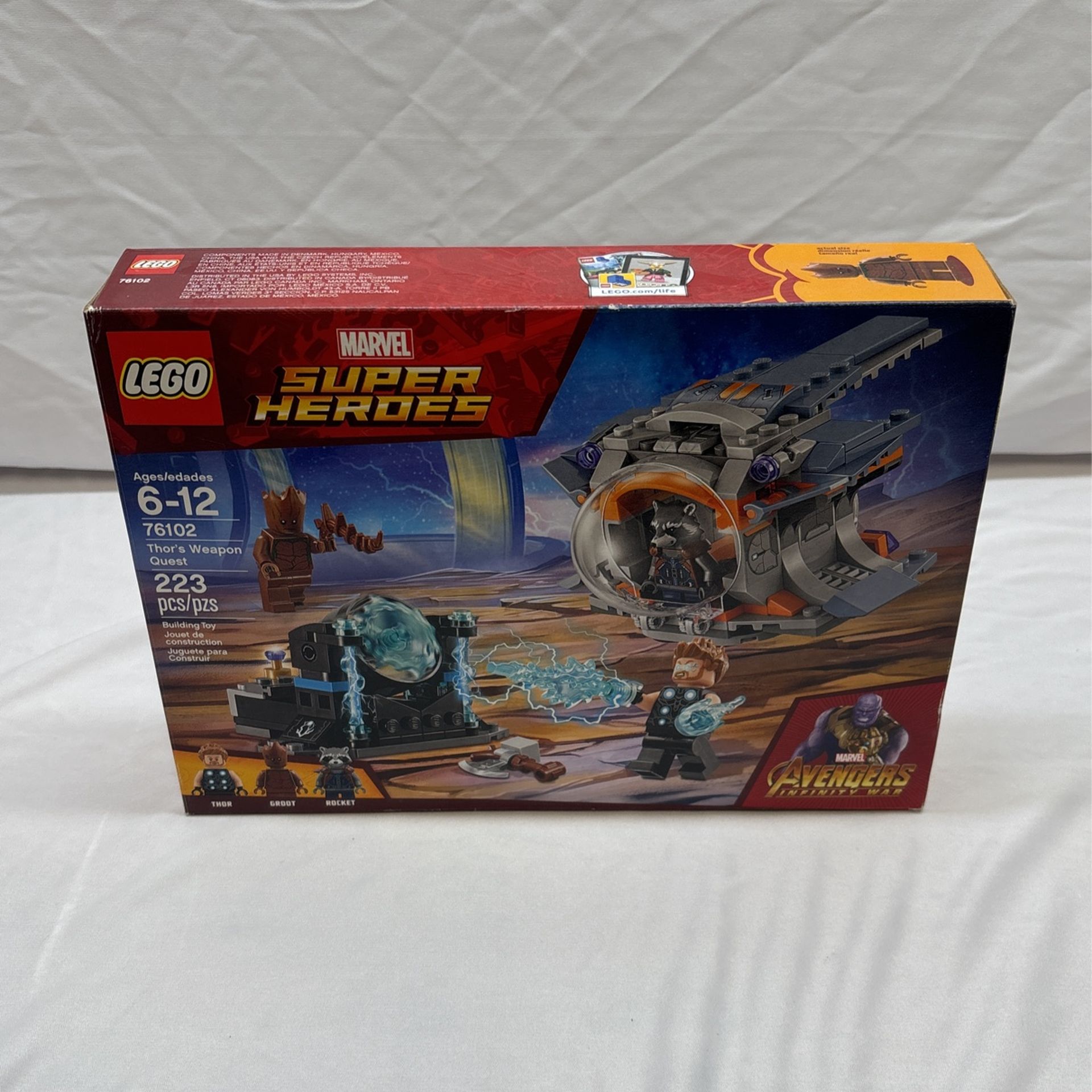 Lego Marvel Super Heroes Thors Weapon Quest 76102 (Retired)
