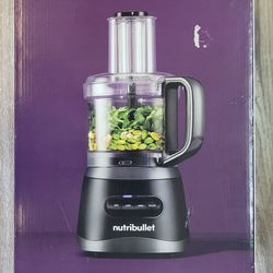 NutriBullet - 7-Cup Food Processor with Built-In Storage NBP50100 - Black
