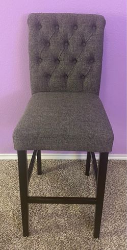 Upholstered Bar Height Chair 29”