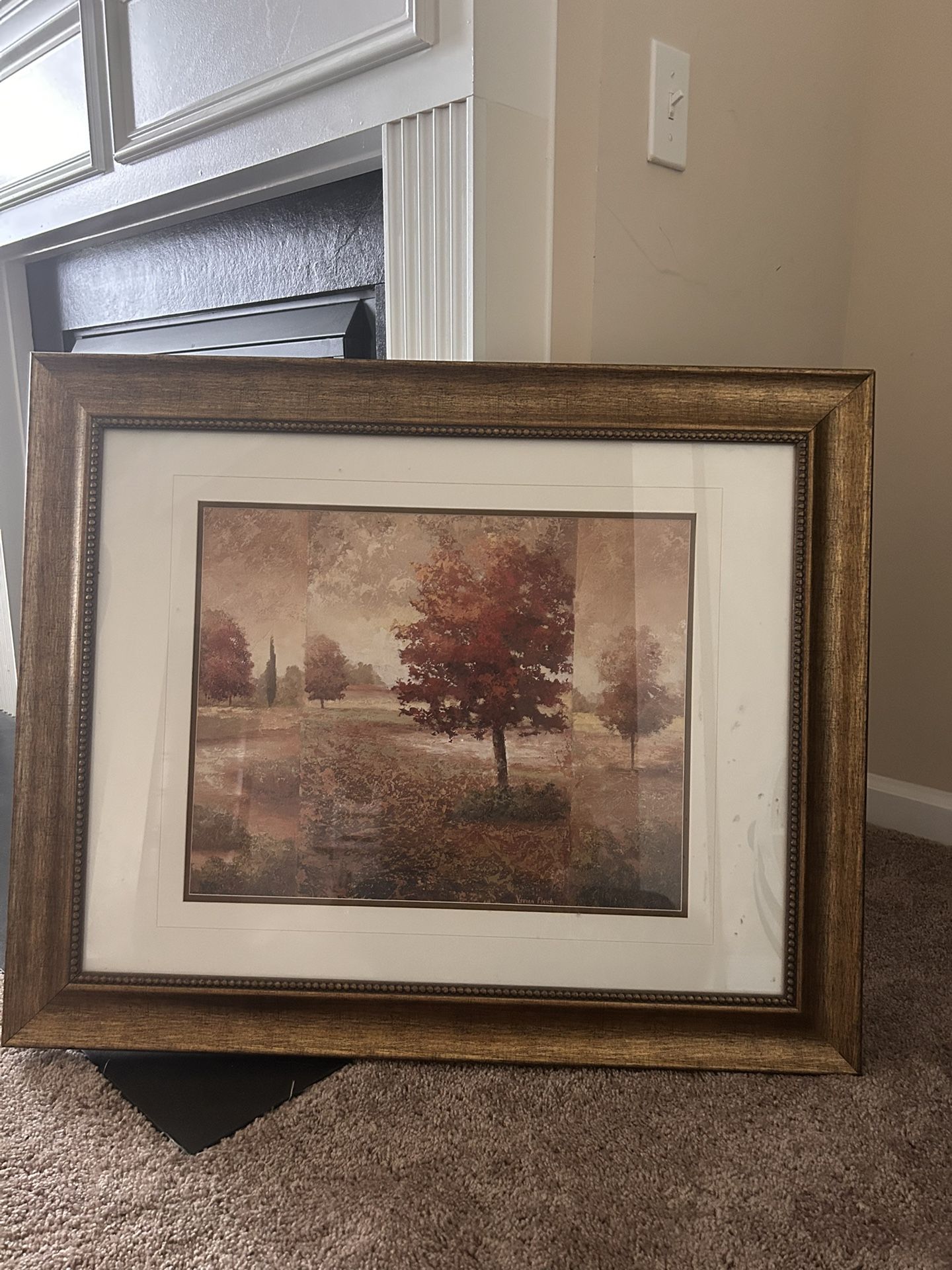 35X35 Fall Wall Picture