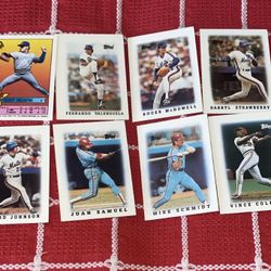 Small baseball cards 