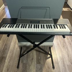 Casio keyboard and stand