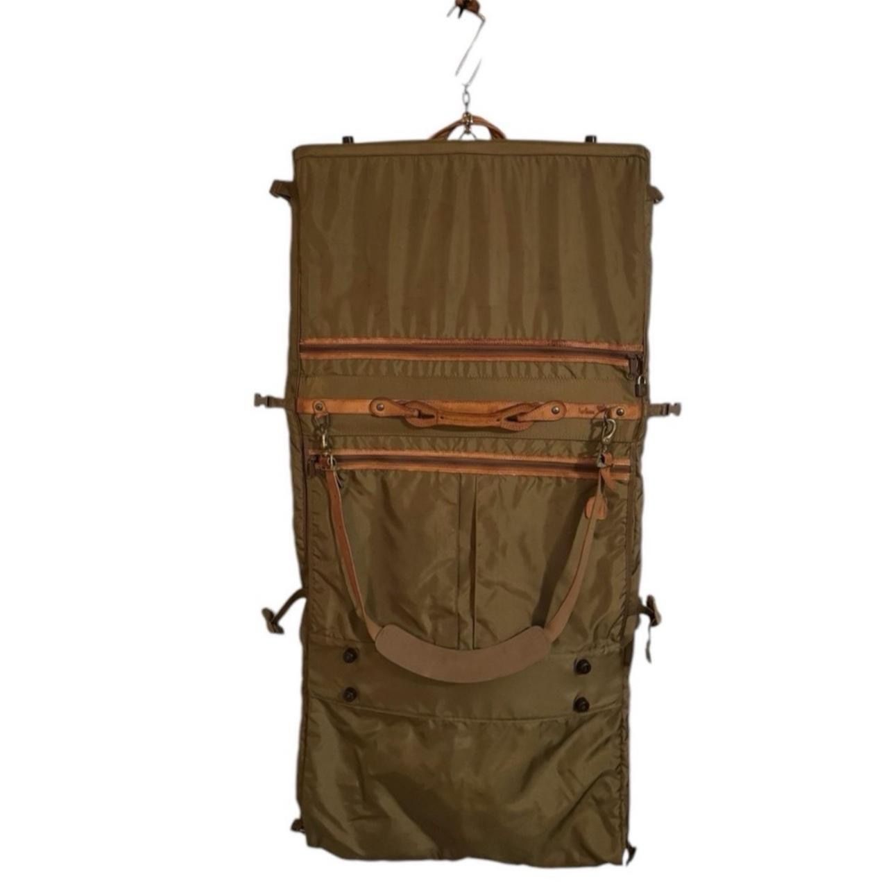 HARTMANN Vintage 60’s Coffee Leather & Nylon Intensity 22” Trifold Garment Bag